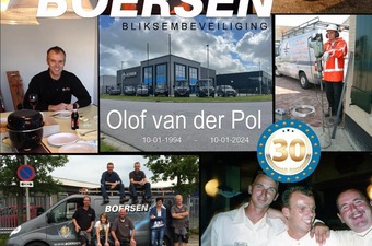 Olof van der Pol 30 jaar in dienst! 