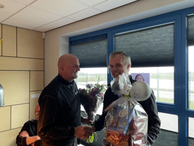 Harry Mulder 25 jaar in dienst