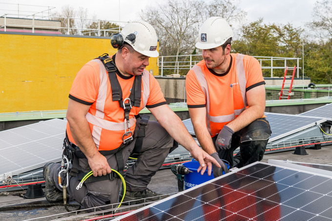 Zonnepanelen en onweer