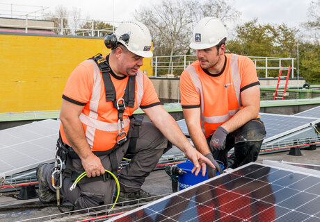 Zonnepanelen en onweer